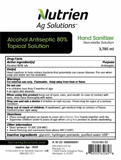 3785 mL Label (Nutrienagsolutions 3785 mL Label)